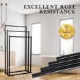 thumbnail image 4 of axGear Free Standing Towel Rack Holder 3 Tier Metal for Bathroom Hand Towel Shelf, 4 of 7