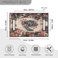 thumbnail image 5 of Jeiento Sea Turtle Golf Cart Seat Cover Universal Size Golf Cart Seat Towel Blanket Boho Flower Soft Golfcart Cushion for 2 Person Seats, All Seasons Use Golf Cart Accessories, 5 of 5