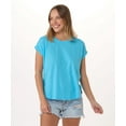 thumbnail image 2 of Boxercraft BW2102 Ladies Sweet Tee-Pacific Blue-M, 2 of 4