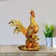 thumbnail image 1 of Estatua del gallo Prosperidad Escultura de escultura Cock Figurado decorativo Ornamento de mesa para el año Nuevo Descripción del gabinete de entrada, 1 of 8