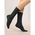 thumbnail image 2 of Medias de algodón suaves para mujer COTTON DAY, negras, talla 6-9, 2 of 9