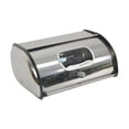 thumbnail image 4 of Caja de pan de acero inoxidable para almacenar pan y productos horneados en la despensa del hogar. Con ventana visible, 4 of 9