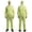 LEMON GREEN, variant on Raygard Disposable Dust Polypropylene PP Coverall with Hood Suit Lightweight Elastic Cuffs, Ankles, Waist Zipper Front in Black, Size XL