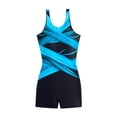thumbnail image 5 of DHFJKG One Piece Swimsuit Women Padded Tummy Control Swimwear Athletic Bathing Suit Training Pool Water Sport Casual Beachwear, 5 of 9