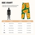 thumbnail image 6 of Kdxio Women's Comfy Stretch OrangePrint Drawstring Pajama Pants-X-Large, 6 of 9