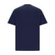 thumbnail image 3 of Camisa Elvqul de Hombre sin Estampado Manga Corta Azul Marino Cuello Redondo Playa Algodón, 3 of 4