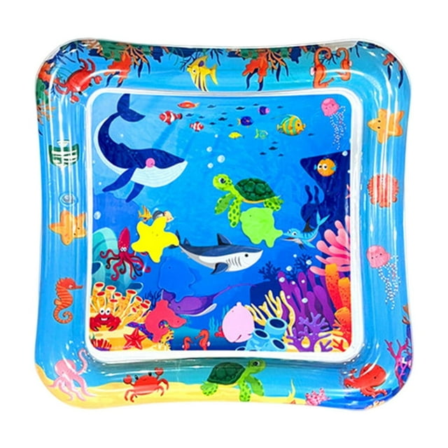 Tapis de Jeu Interactif avec Poisson Flottant, Coussin Gonflable Cool et Confortable pour Animal de Compagnie, Tapis d'Activité Sensoriel pour l'Intérieur