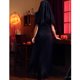 thumbnail image 5 of Fiesta de Halloween Monja Cruz inversa Irregular Borde elástico Vestido largo XL JAMW Sencillez, 5 of 5