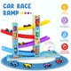 thumbnail image 5 of Juguete de pista de carreras Heirio Montessori para niños pequeños con 4 coches, 5 of 7