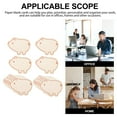 thumbnail image 4 of SHISUYAN 60pcs Blank Memo Cards Animal Shaped Cards Note Cards Memo Message Paper Cards, 4 of 8