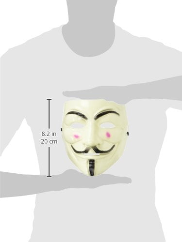 The Holiday Aisle® V for Vendetta Mask Guy Fawkes Anonymous Fancy Cosplay  Costume