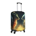 thumbnail image 3 of Daiia Firefly Forest Fox Luggage Cover, Thickened Washable Travel Luggage Covers, Elastic Unique Baggage Covers for 18-20 inch Luggage-Medium, 3 of 9