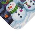 thumbnail image 2 of 24"x17" Bath Mat, Non-Slip Washable Soft Rug, Bathroom Rug, Kitchen Mat, Entryway Floor Mat, Snowman Multicolor, Holiday Christmas, 2 of 9