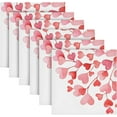 thumbnail image 6 of GZHJMY Bloom Heart Pink Cloth Dinner Napkins Everyday Use 20" × 20" Home Decor 4 Pack, 6 of 7