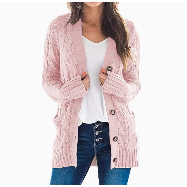 Suéter cárdigan de longitud media con capucha y ropa popular europea y americana para mujer