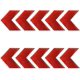 thumbnail image 1 of Cinta reflectante de advertencia, cinta de flecha, pegatina de seguridad para coche, visibilidad nocturna, pegatina de peligro para coche, estilo de flecha, 10 unids/set, 1 of 5
