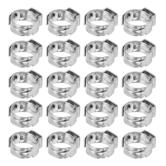 Hose Clamps Stainless Steel,20Pcs Hose Clamp Improves Adjustable Hose Clamps Hose Clamp Assortment Unmatched Quality