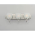 thumbnail image 5 of Axis 3 - Light Satin Nickel / Silver Contemporary / Modern Incandescent Glass And Steel Wall Sconce, 5 of 5