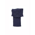 thumbnail image 4 of INSPIRE CHIC Women's Ruffled Cuff Over Knee Length Ribbed Knitted Leg Warmers Navy Blue-Printed, 4 of 6
