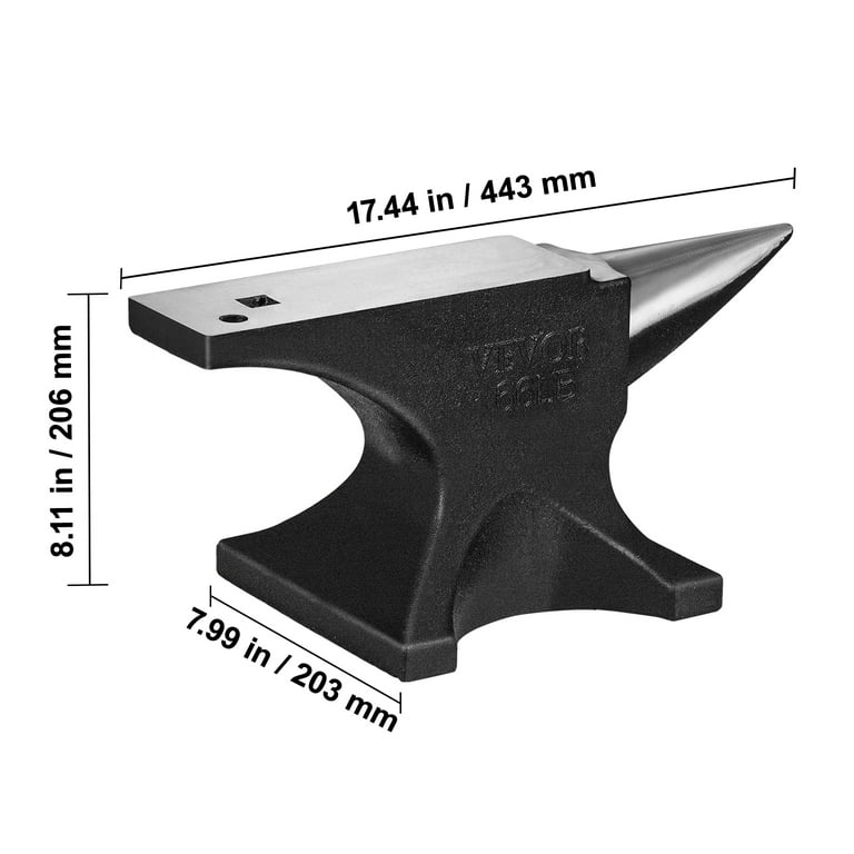 BENTISM Single Hole Anvil Cast Steel Anvil 66 lbs Blacksmith for Forging  Metalwork