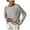 Coffee, variant on Knit Sweatshirts Women's Comfortable Stripe Long Sleeve Round Neck Sweater Tops Sweaters for Women Trendy Winter S-239 Coffee S