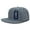 Blue, variant on Decky 1094 6 Panel High Profile Structured Denim Snapback-Black