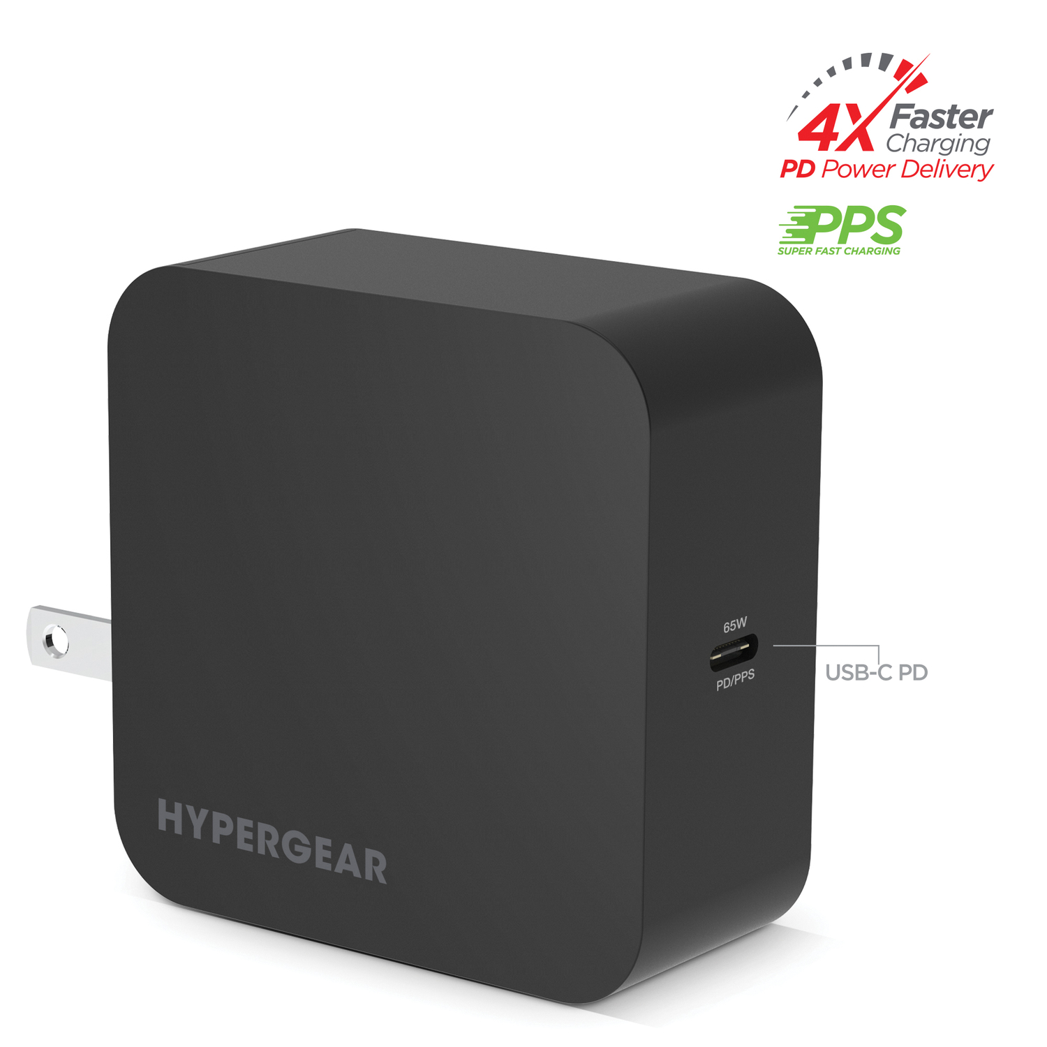 HyperGear 15645 65-Watt USB-C® PD Wall Charger