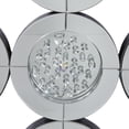 thumbnail image 4 of DecMode 39" x 29" Silver Wall Mirror with Floating Crystals, 4 of 12