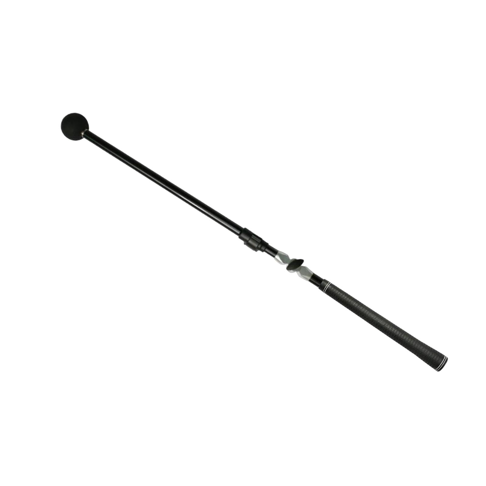 DimyFew Golf Swing Trainer Retractable Position Grip Left Right Handed Extendable Swing bBlack