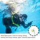 thumbnail image 5 of Wosthever Muelle de cuerda de cámara de bobina de buceo con bobinas en espiral, ganchos de cordón para natación a la deriva, consola de Deportes acuáticos Amarillo, 5 of 6