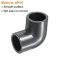 thumbnail image 4 of Uxcell 1" SCH80 UPVC Pipe Fitting Elbow 90 Degree Adapter Connector, 4 of 6