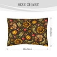 Pillow Cases Standard Size Chrysanthemum turkey Breathable Pillow
