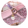 thumbnail image 6 of Girls' Sparkly Performance Heels with Floral Accents for Formal Occasions, 6 of 9