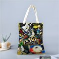 thumbnail image 2 of Persona 4 Golden Bolso de tela con estampado de lienzo para mujer, bolsa de compras reutilizable y estética, con cremallera interior, regalo para mujer,38*45cm., 2 of 6