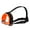 Orange, variant on Cheers US Dog Muzzle Anti Biting Barking and Chewing, with Comfortable Mesh Soft Fabric and Adjustable Strap, Suitable for Small, Medium and Large Dogs