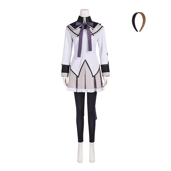 Women's Homura Akemi Character Inspired Black Elegant Combat Dress