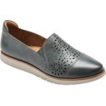 thumbnail image 1 of Women's Rockport Cobb Hill Laci Gore Slip On Loafer Teal Leather 8 M, 1 of 5