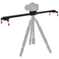 thumbnail image 2 of Costway 32" Camera Video Slider Track Stabilizer Rail Ball-Bearing Adjustable Leg w Bag, 2 of 7