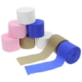 thumbnail image 1 of KAKOWELY 8 rollos de papel crepé con serpentinas de colores degradados para fondos de fiesta, cumpleaños, baby shower, decoraciones de boda, fáciles de usar, 1 of 5