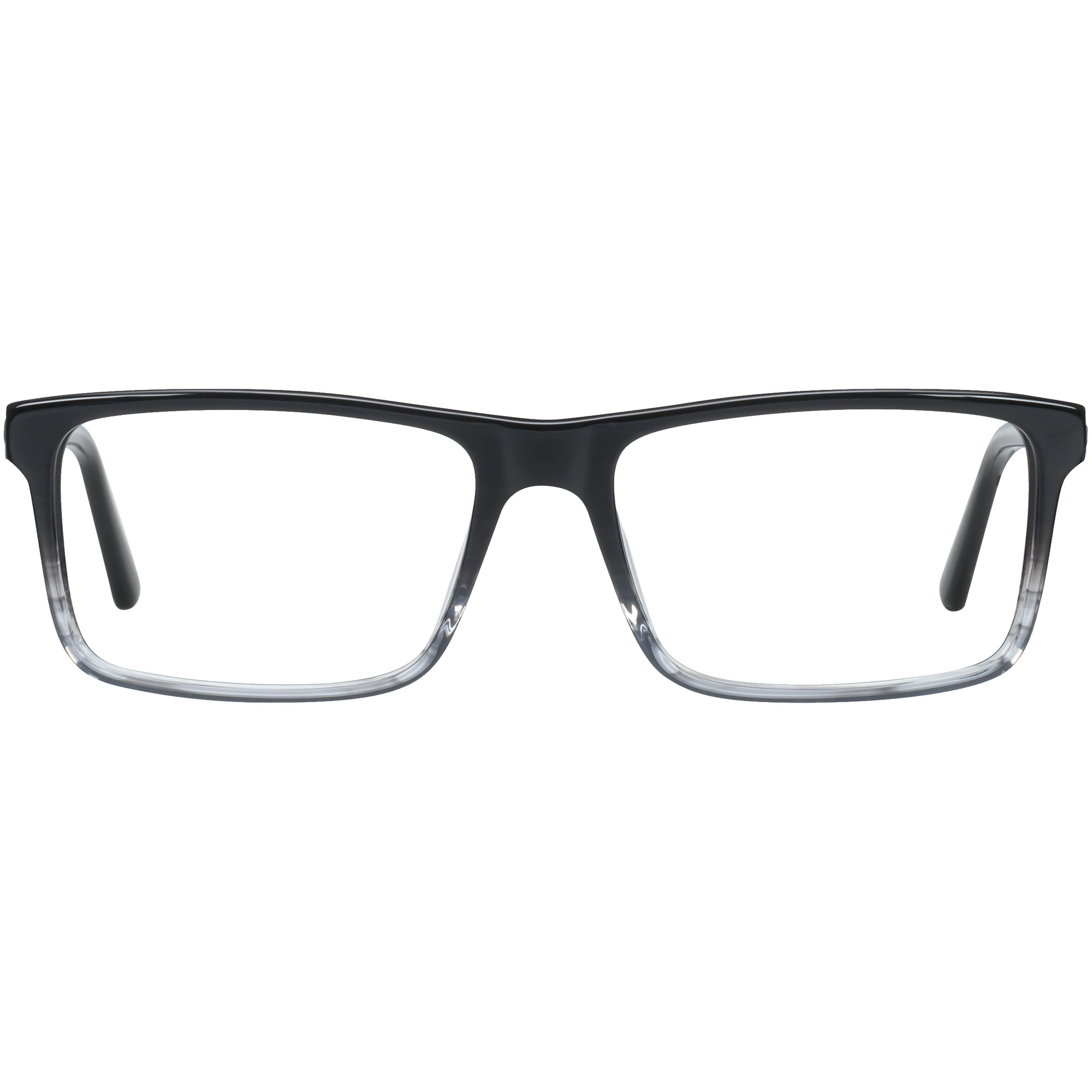 Phat Farm Men's HV713 Rectangular Prescription Eyeglasses with Case, Grey Crystal Gradient