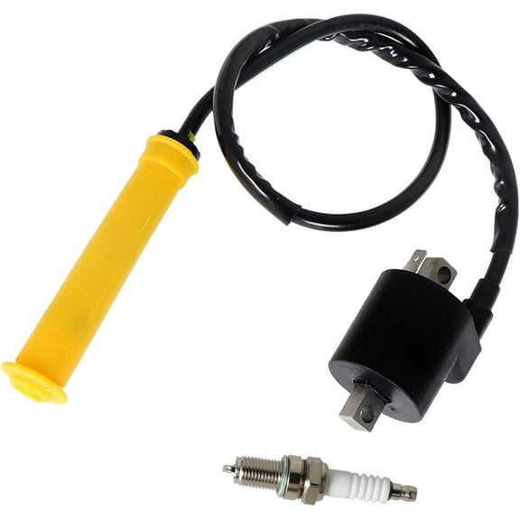 LABLT Ignition Coil and Spark Plug Replacement for Honda Foreman 500 TRX500 2005 2006 2007 2008 2009 2010 2011 30700-MBN-671