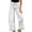 White, variant on Womens Pants For Women White Slim Khaki High Waist - Side Pocket Everyday White XXL