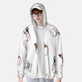 thumbnail image 4 of Daiia Bbaseball Dog UPF 50+ Sun Protection Hoodie Jacket Lightweight Long Sleeve Sun Shirt for Women Men with Pocket Hiking Outdoor-3X-Large, 4 of 9