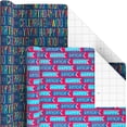 thumbnail image 4 of Birthday Wrapping Paper Rolls for Wedding, Baby Shower, Easter, All Occasion - Flowers, Balloons, Pastel Plaid Gift Wrap Paper (Set of Assorted 6 Rolls: 180 sq. ft. ttl.), 4 of 4