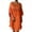 Orange, variant on Vibrex Women Round Neck Short Sleeves Beach Cover Up Summer Hollow Out Dress Solid Beach Cover Up Bikini Swimwear Coverup Wraps for Women