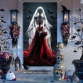 thumbnail image 7 of HOZVOMI Halloween Door Cover Decoration Festive Tapestry for Halloween Party and Seasonal Celebrations Perfect for Indoor and Outdoor Use, 7 of 7