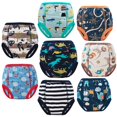 thumbnail image 1 of Pantalones de entrenamiento MooMoo Baby, 8 unidades, algodón absorbente, 3T, 1 of 6