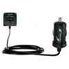Gomadic Intelligent Compact Car / Auto DC Charger suitable for the Sierra Wireless 802S Mobile Hotspot - 2A / 10W power at half the size. Uses Gomadic