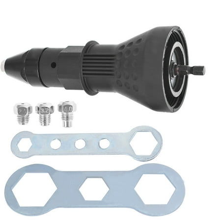 

Electric Rivet Nut Gun Drill Adapter Cordless 12V-36V Drill Electric Rivet Riveter Nut Gun Adapter Cordless Riveting Tool Kit Drill Adaptor Insert Nut Hand Tool Power Machine Accessory