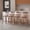 Walnut, variant on Dayalane Windsor Bar Stools Set of 4, 26" Farmhouse Wooden Counter Height Barstools with Spindle Back & Footrest, Armless Kitchen Island Stools for Bistro, Pub, Breakfast Bar,Black